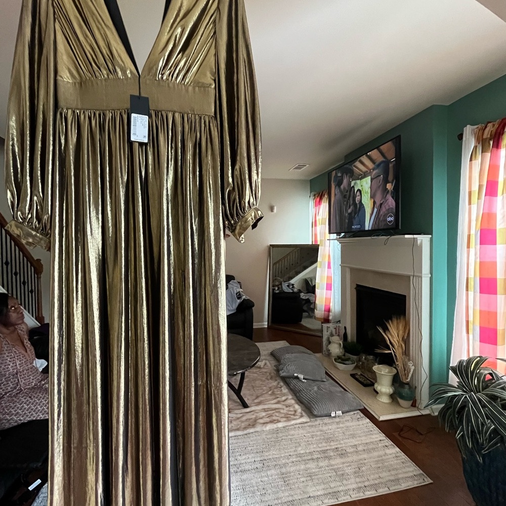 Elegant Gold Dress